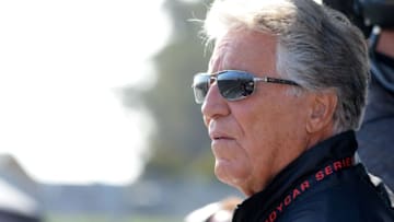 SONOMA, CA - SEPTEMBER 15: Racing legend Mario Andretti looks on during practice for the GoPro Grand Prix of Sonoma at Sonoma Raceway on September 15, 2017 in Sonoma, California. (Photo by Robert Reiners/Getty Images)