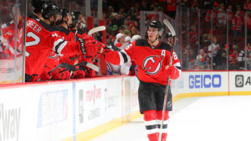 Jack Hughes #86, New Jersey Devils (Photo by Rich Graessle/Getty Images)