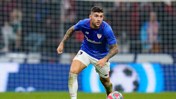 MADRID, SPAIN - OCTOBER 26: Unai Nunez Athletic Club in actionduring the Liga match between Club Atletico de Madrid and Athletic Club at Wanda Metropolitano on October 26, 2019 in Madrid, Spain. (Photo by Quality Sport Images/Getty Images)