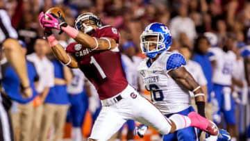 South Carolina football had a dynamic offense in 2014, including deep threat Damiere Byrd. Mandatory Credit: Jeff Blake-USA TODAY Sports
