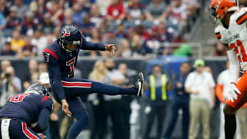 HOUSTON, TX - DECEMBER 02: Ka'imi Fairbairn #7 of the Houston Texans (Photo by Tim Warner/Getty Images)