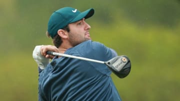 JACKSON, MS - OCTOBER 25: Scottie Scheffler watches his tee shot on the sixth hole during the first round of the Sanderson Farms Championship at the Country Club of Jackson on October 25, 2018 in Jackson, Mississippi. (Photo by Matt Sullivan/Getty Images)