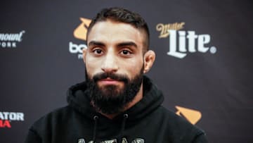 Adel Altamimi speaks to the media at the Bellator 214 media day on Thursday, Jan. 24, 2019 (photo by Amy Kaplan/FanSided)