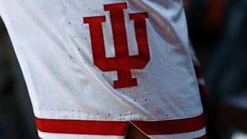 The Indiana Hoosiers logo. (Photo by Rich Schultz/Getty Images)