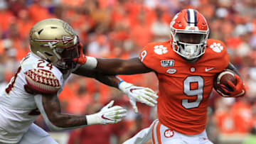 Travis Etienne, Clemson Tigers. (Photo by Streeter Lecka/Getty Images)