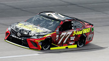 DARLINGTON, SC - SEPTEMBER 01: Erik Jones, driver of the #77 5-hour ENERGY/Rookie Salute Toyota, practices for the Monster Energy NASCAR Cup Series Bojangles' Southern 500 at Darlington Raceway on September 1, 2017 in Darlington, South Carolina. (Photo by Brian Lawdermilk/Getty Images)
