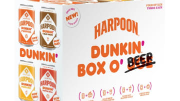 New Harpoon and Dunkin fall offering, photo provided by Harpoon