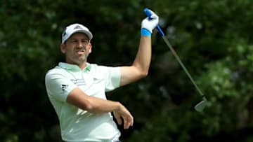 AUGUSTA, GA - APRIL 06: Sergio Garcia of Spain plays his shot from the fourth tee during the second round of the 2018 Masters Tournament at Augusta National Golf Club on April 6, 2018 in Augusta, Georgia. (Photo by Andrew Redington/Getty Images)