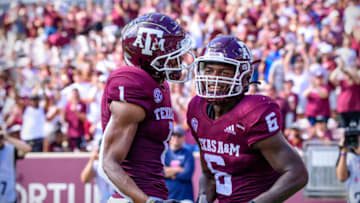 Devon Achane, Texas A&M football Mandatory Credit: Jerome Miron-USA TODAY Sports