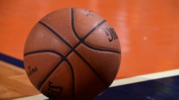 PHOENIX, AZ - JANUARY 2: Generic image of basketball shot during game between Atlanta Hawks and Phoenix Suns on January 2, 2018 at Talking Stick Resort Arena in Phoenix, Arizona. NOTE TO USER: User expressly acknowledges and agrees that, by downloading and or using this photograph, user is consenting to the terms and conditions of the Getty Images License Agreement. Mandatory Copyright Notice: Copyright 2018 NBAE (Photo by Michael Gonzales/NBAE via Getty Images)