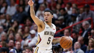 Josh Gray #5 of the New Orleans Pelicans (Photo by Michael Reaves/Getty Images)