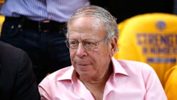OAKLAND, CA - MAY 21: Houston Rockets owner Leslie Alexander looks on during game two of the Western Conference Finals of the 2015 NBA PLayoffs between the Houston Rockets and the Golden State Warriors at ORACLE Arena on May 21, 2015 in Oakland, California. NOTE TO USER: User expressly acknowledges and agrees that, by downloading and or using this photograph, user is consenting to the terms and conditions of Getty Images License Agreement. (Photo by Ezra Shaw/Getty Images)