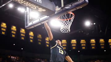 Dec 17, 2022; Ann Arbor, Michigan, USA; Michigan Wolverines guard Jett Howard (13) goes to the basket in the first half against the Lipscomb Bisons at Crisler Center. Mandatory Credit: Rick Osentoski-USA TODAY Sports