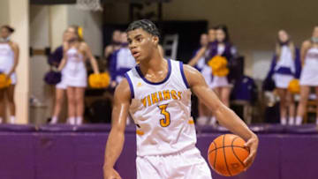 Keon Coleman #3 at Opelousas Catholic. Tuesday, Jan. 26, 2021.Keon Coleman 3974