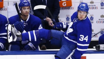 TORONTO, ON - APRIL 23: Auston Matthews