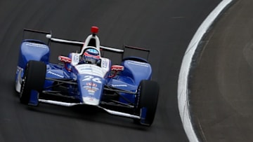 FORT WORTH, TX - JUNE 09: Takuma Sato, driver of the #26 Andretti Autosport Honda, practices for the Verizon IndyCar Series Rainguard Water Sealers 600 at Texas Motor Speedway on June 9, 2017 in Fort Worth, Texas. (Photo by Sarah Crabill/Getty Images)