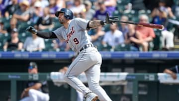 DENVER, CO - AUGUST 30: Nicholas Castellanos (Photo by Dustin Bradford/Getty Images)