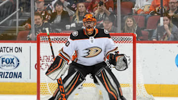 GLENDALE, AZ - FEBRUARY 24: Ryan Miller
