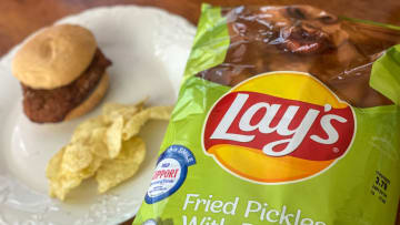 Lay's Potato Chips, Smile with Lay's Fried Pickles with Ranch, photo by Cristine Struble