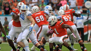 MIAMI GARDENS, FL - OCTOBER 15: Mark Walton