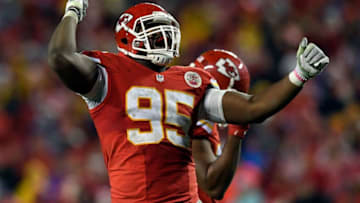 KANSAS CITY, MO - DECEMBER 25: Defensive end Chris Jones