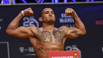 LAS VEGAS, CA - OCTOBER 05: Anthony Pettis during UFC 229 ceremonial weigh-ins at the T-Mobile Arena in Las Vegas, Nev. Thursday, Oct. 5, 2018. (Photo by Hans Gutknecht/Digital First Media/Los Angeles Daily News via Getty Images)