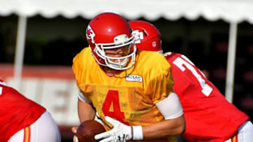 Kansas City Chief quarterback Nick Foles. Mandatory Credit: Denny Medley-USA TODAY Sports