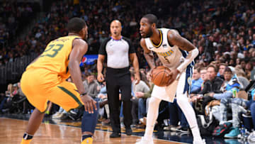 DENVER, CO - DECEMBER 26: Will Barton #5 of the Denver Nuggets looks to pass the ball against the Utah Jazz on December 26, 2017 at the Pepsi Center in Denver, Colorado. Copyright 2017 NBAE (Photo by Bart Young/NBAE via Getty Images)