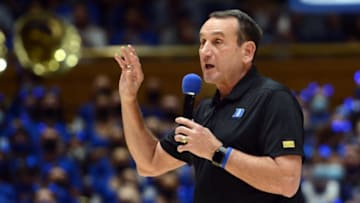 Duke basketball head coach Mike Krzyzewski (Rob Kinnan-USA TODAY Sports)