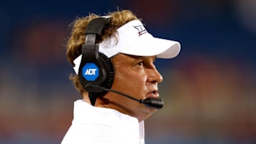 BOCA RATON, FL - SEPTEMBER 15: Head coach Lane Kiffin of the Florida Atlantic Owls looks on against the Bethune Cookman Wildcats during the second half at FAU Stadium on September 15, 2018 in Boca Raton, Florida. (Photo by Michael Reaves/Getty Images)