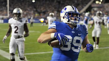 PROVO, UT - OCTOBER 14: Tanner Balderree