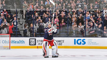 COLUMBUS, OH - OCTOBER 6: Goaltender Sergei Bobrovsky