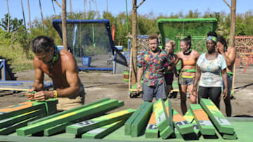 "Survivor Jackpot" - Troyzan Robertson, Zeke Smith, Andrea Boehlke, Sarah Lacina, Cirie Fields and Oscar "Ozzy" Lusth on the third episode of SURVIVOR: Game Changers, airing Wednesday, March 15 (8:00-9:00 PM, ET/PT) on the CBS Television Network. Photo: Jeffrey Neira/CBS Entertainment ÃÂ©2017 CBS Broadcasting, Inc. All Rights Reserved.