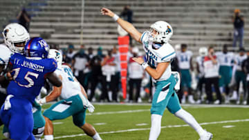 Josh Pate of Late Kick said that Coastal Carolina transfer portal quarterback Grayson McCall would make Auburn football 'several games better' Mandatory Credit: Jay Biggerstaff-USA TODAY Sports