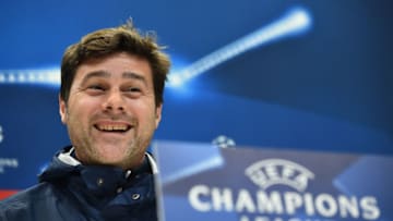 Tottenham Hotspur's Argentine manager Mauricio Pochettino takes part in a press conference at Tottenham Hotspur's Enfield Training Centre, north-east of London on November 1, 2016.Tottenham will play Bayer Leverkusen in a UEFA Champions League group stage match on November 2. / AFP / GLYN KIRK (Photo credit should read GLYN KIRK/AFP/Getty Images)