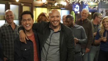 CHICAGO FIRE -- "An Even Bigger Surprise" Episode 603 -- Pictured: (l-r) Jeff Lima as Leon, Joe Minoso as Joe Cruz -- (Photo by: Elizabeth Morris/NBC)