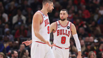 Nikola Vucevic, Zach LaVine, Chicago Bulls (Photo by Michael Reaves/Getty Images)