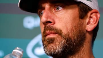 Aaron Rodgers, New York Jets. (Photo by Rich Schultz/Getty Images)