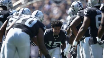 OAKLAND, CA - SEPTEMBER 17: Michael Crabtree