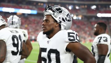 Raiders LB Nicholas Morrow. Mandatory Credit: Mark J. Rebilas-USA TODAY Sports