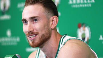 CANTON, MA - SEPTEMBER 25: Gordon Hayward