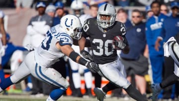 OAKLAND, CA - DECEMBER 24: Running back Jalen Richard