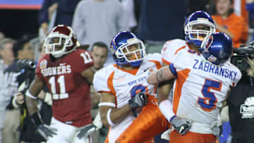 Auburn football HC Bryan Harsin trolled Oklahoma on Twitter with a Fiesta Bowl throw back of Boise State Mandatory Credit: Rick Scuteri-US Presswire Copyright Rick Scuteri
