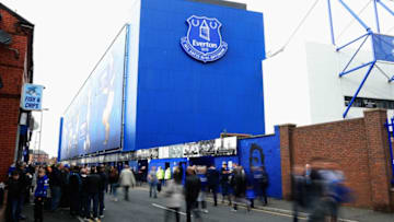 LIVERPOOL, ENGLAND - MAY 12: General view outside the stadium prior to the Premier League match between Everton and Watford at Goodison Park on May 12, 2017 in Liverpool, England. (Photo by Richard Heathcote/Getty Images)