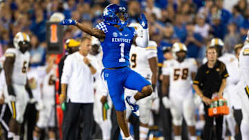 Kentucky wide receiver Wan'Dale Robinson (Credit: Jordan Prather-USA TODAY Sports)