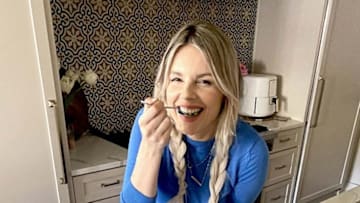 Ali Fedotowsky and her husband Kevin Manno get creative with Birds Eye frozen vegetables for their at-home date night dinners.
