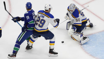 St. Louis Blues defenseman Vince Dunn (29)Mandatory Credit: Perry Nelson-USA TODAY Sports