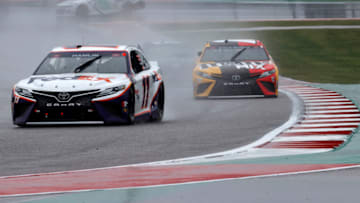Denny Hamlin, Joe Gibbs Racing, NASCAR (Photo by Chris Graythen/Getty Images)