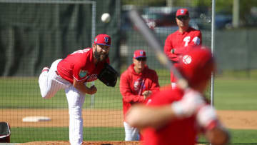 Arrieta will start the exhibition game on March 22 if he has no setbacks. Photo by Cliff Welch/Icon Sportswire via Getty Images
