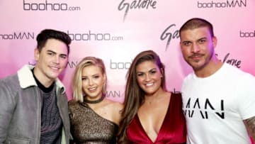 LOS ANGELES, CA - NOVEMBER 01: (L-R) Tom Sandoval, Ariana Madix, Brittany Cartwright, and Jax Taylor at the boohoo.com LA Pop-up Store Launch Party with Galore Magazine on November 1, 2017 in Los Angeles, California. (Photo by Tommaso Boddi/Getty Images for boohoo.com)